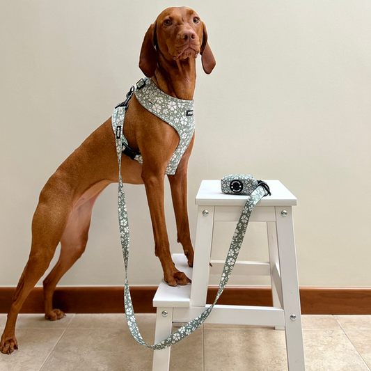 Floral Green - Poo Bag Holder