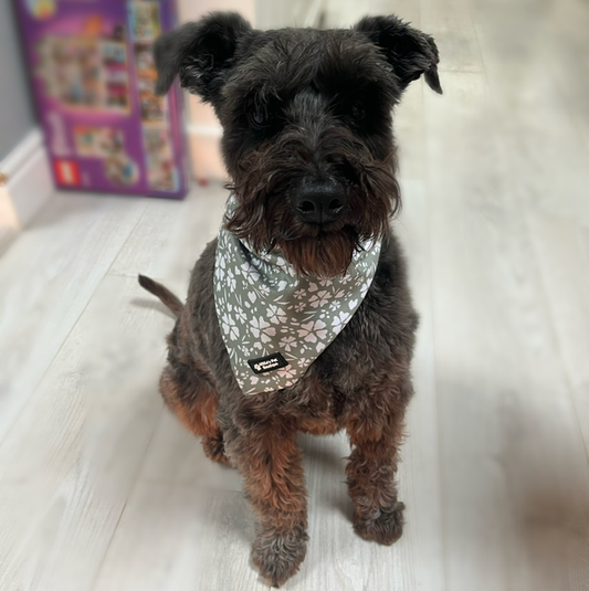 Floral green - Bandana
